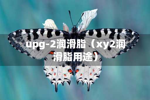 upg-2润滑脂（xy2润滑脂用途）